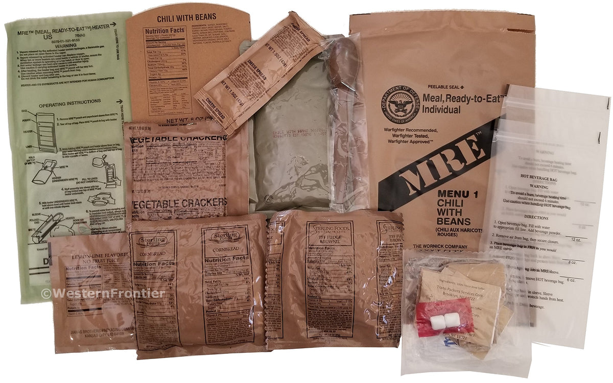 12 Meals Military Surplus Meal Ready to Eat A799