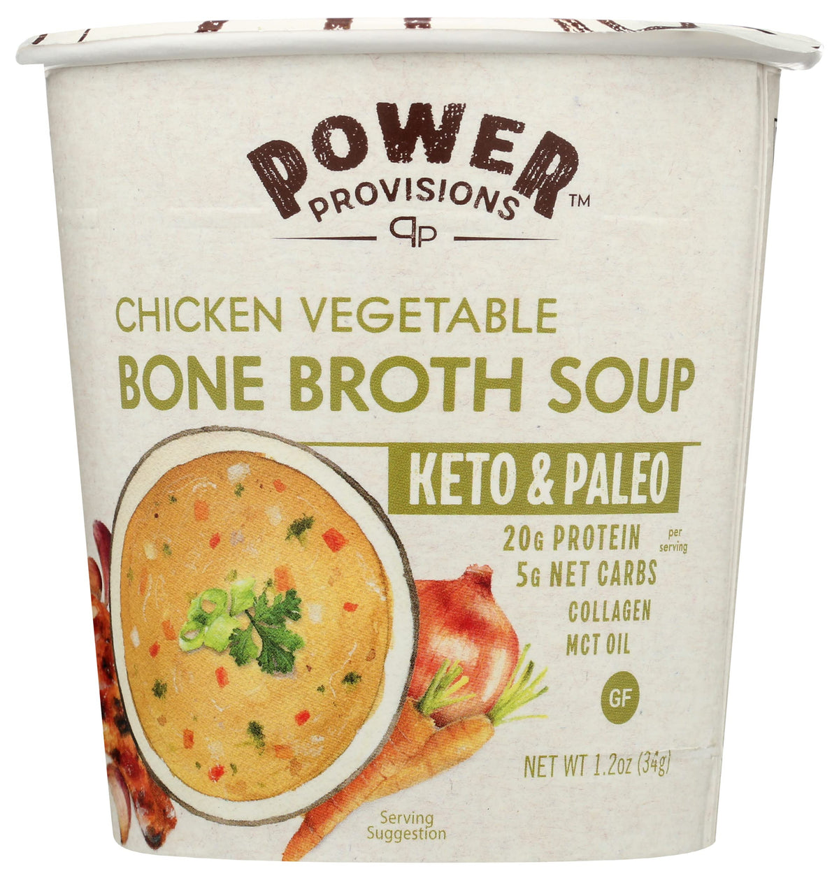Chicken Vegetable Bone Broth Soup, 1.2 OZ M808650